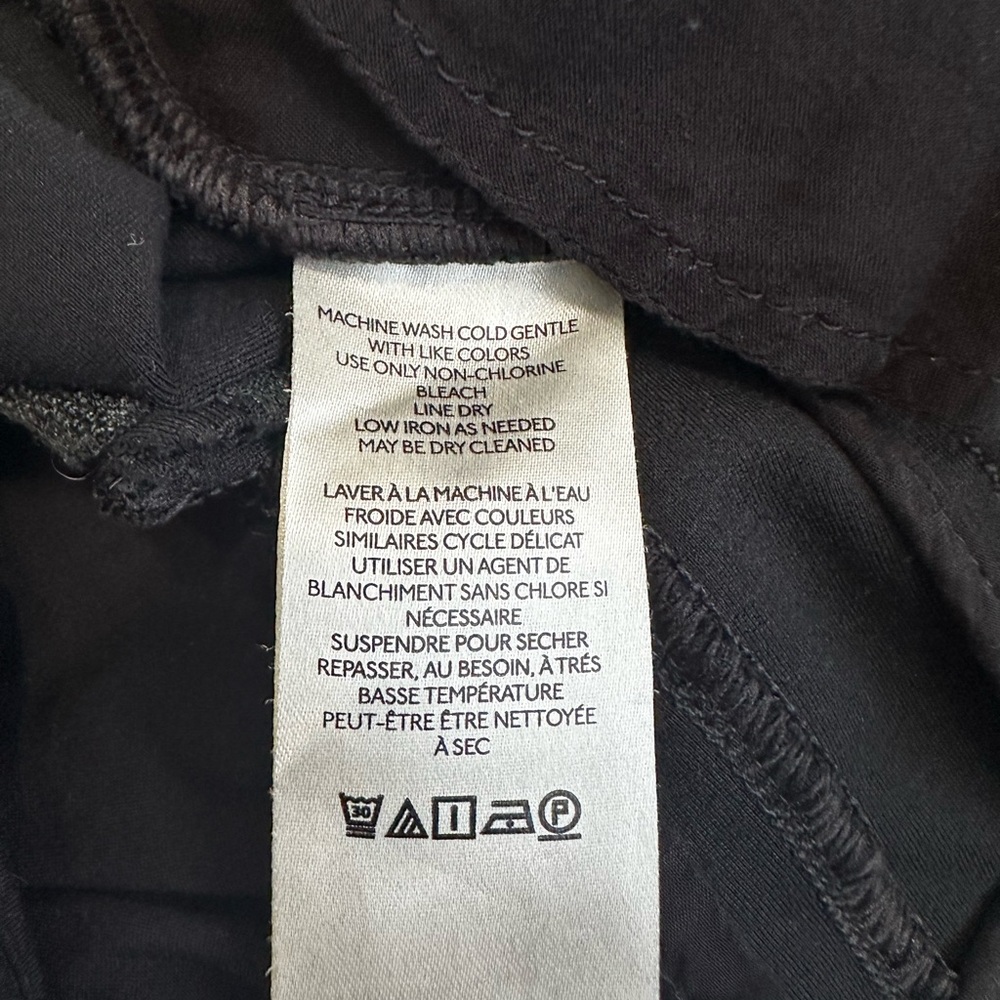 Anthropologie Maeve Ankle Zip Pants Black Size 10 Career Office - Picture 15 of 16
